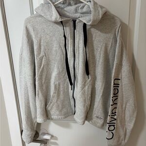 Calvin Klein Performance Light Gray Jacket
